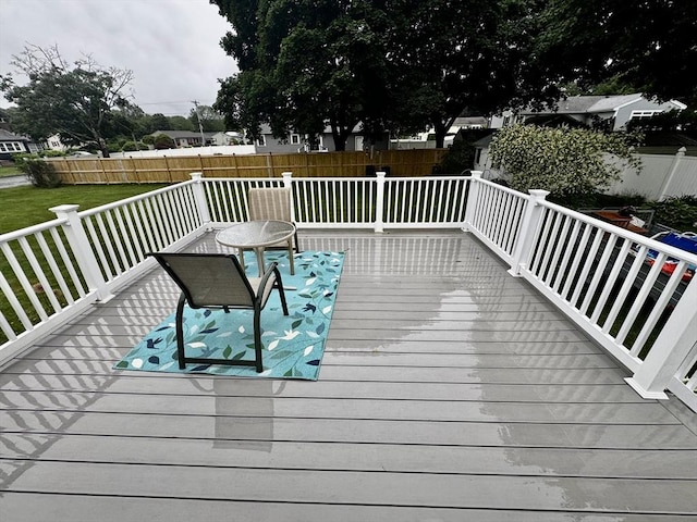 43 Shirley Ave, Methuen, MA 01844 - deck featuring a fenced backyard