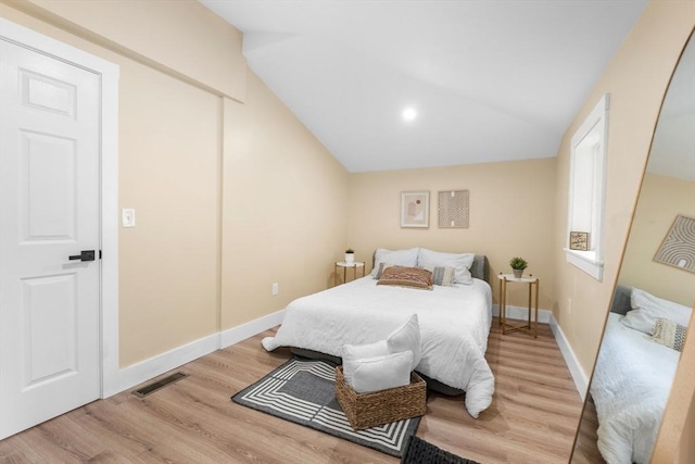 29 Beaver St, Salem, MA 01970 - bedroom with lofted ceiling, light wood-style floors, and recessed lighting