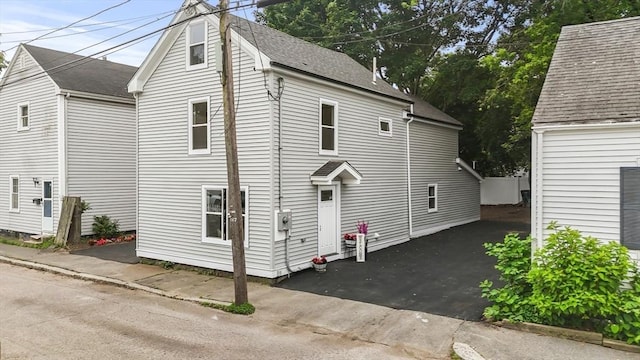 29 Beaver St, Salem, MA 01970 - view of property exterior with roof with shingles