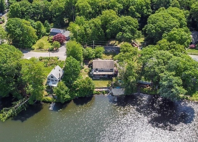 163 Walnut Rd, Wrentham, MA 02093 - drone / aerial view of a large body of water