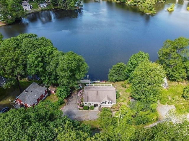 163 Walnut Rd, Wrentham, MA 02093 - aerial view of a nearby body of water