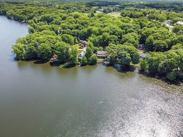 163 Walnut Rd, Wrentham, MA 02093 - aerial view of a nearby body of water and a forest