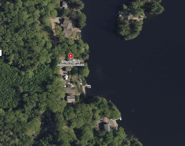 aerial map of property and surrounding area
