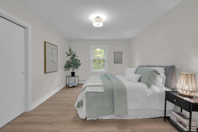 195 Pompeo Rd, Thompson, CT 06255 - bedroom featuring wood finished floors and baseboard heating