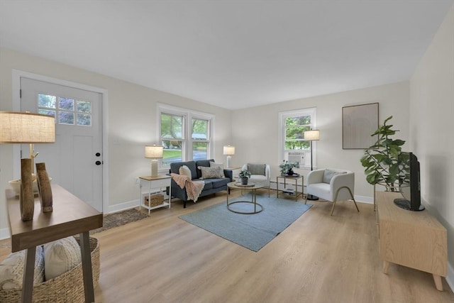 195 Pompeo Rd, Thompson, CT 06255 - living room with light wood finished floors and baseboards