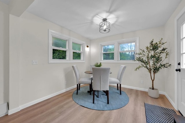 195 Pompeo Rd, Thompson, CT 06255 - dining space with wood finished floors and baseboards