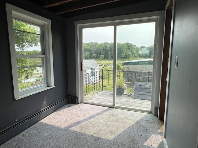 38 Clark St, Medway, MA 02053 - doorway with healthy amount of natural light and carpet