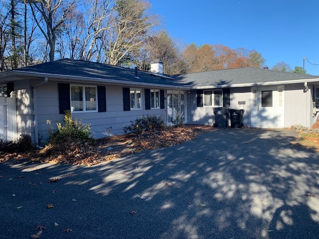 view of ranch-style home