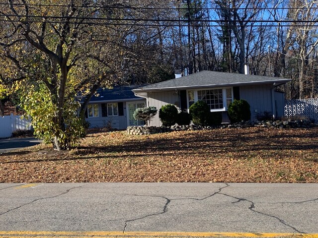 view of single story home