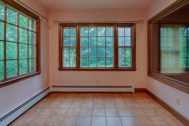 46 Baremeadow St, Methuen, MA 01844 - unfurnished room featuring a baseboard heating unit and plenty of natural light