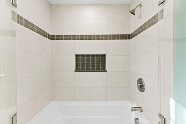 full bathroom featuring bathtub / shower combination