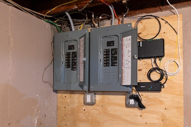 258-260 Pleasant St, Lowell, MA 01852 - utility room featuring electric panel