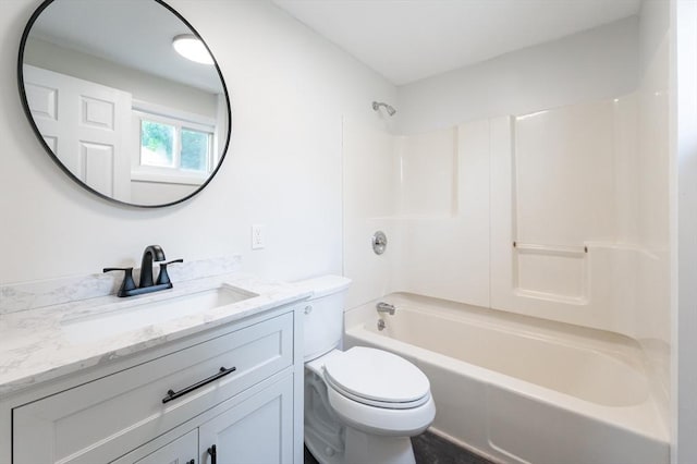 258-260 Pleasant St, Lowell, MA 01852 - full bathroom featuring vanity, toilet, and tub / shower combination