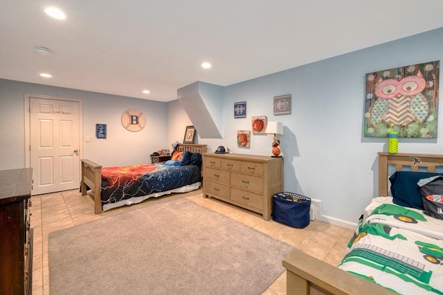 1608 Plymouth St Unit 1608, East Bridgewater, MA 02333 - bedroom with light tile patterned floors and recessed lighting
