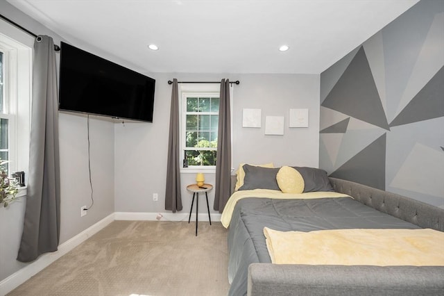 6 Edgehill Rd, Billerica, MA 01862 - bedroom featuring light colored carpet and recessed lighting