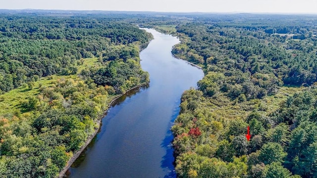 6 Edgehill Rd, Billerica, MA 01862 - bird's eye view of a forest and a large body of water