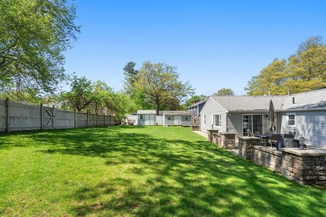 5 Eclipse Ave, Chelmsford, MA 01824 - view of yard with a patio area