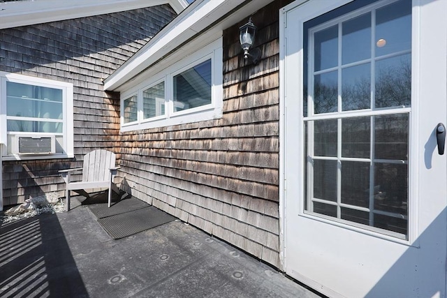 view of patio with cooling unit
