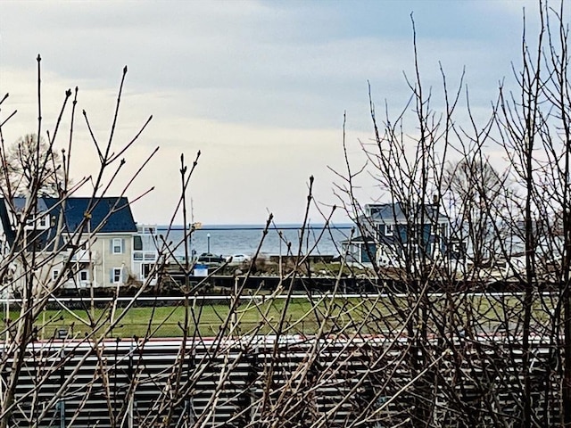 water view with fence