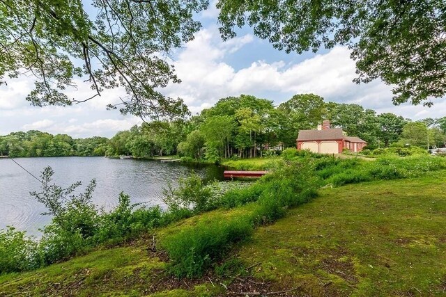 57 Rudon Dr, North Attleboro, MA 02760 - water view featuring a heavily wooded area