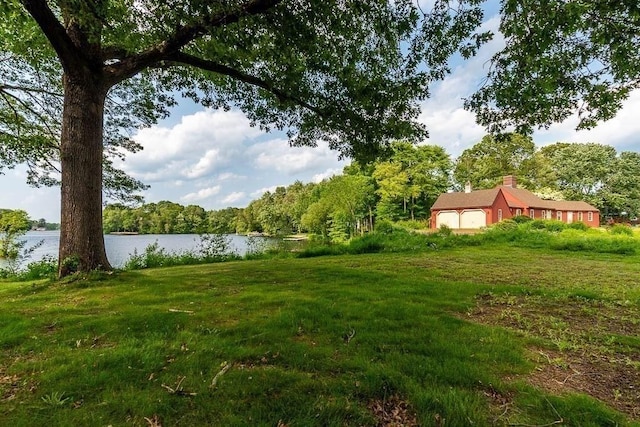 57 Rudon Dr, North Attleboro, MA 02760 - view of yard with a water view and a forest view
