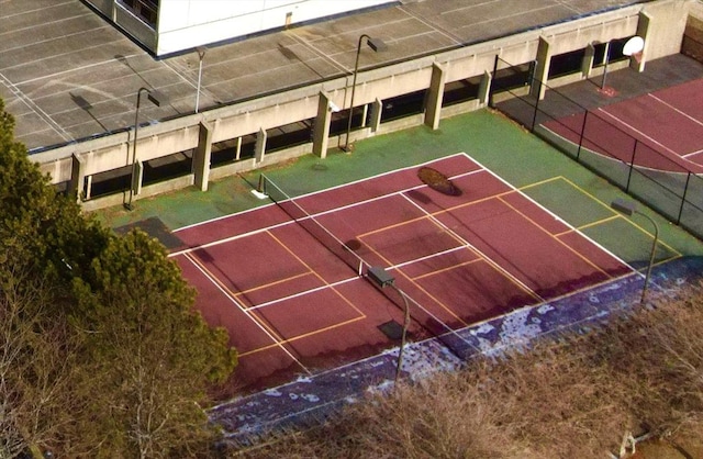 view of sport court