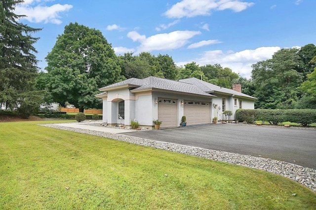 exterior space with a lawn