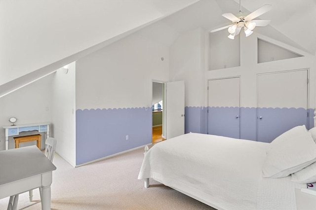 7 Penhollow Ln, Hampton Falls, NH 03844 - carpeted bedroom with high vaulted ceiling