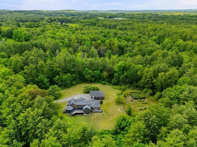 7 Penhollow Ln, Hampton Falls, NH 03844 - aerial view of property and surrounding area featuring a forest