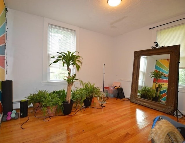134 Brown St, Waltham, MA 02453 - sitting room featuring wood finished floors