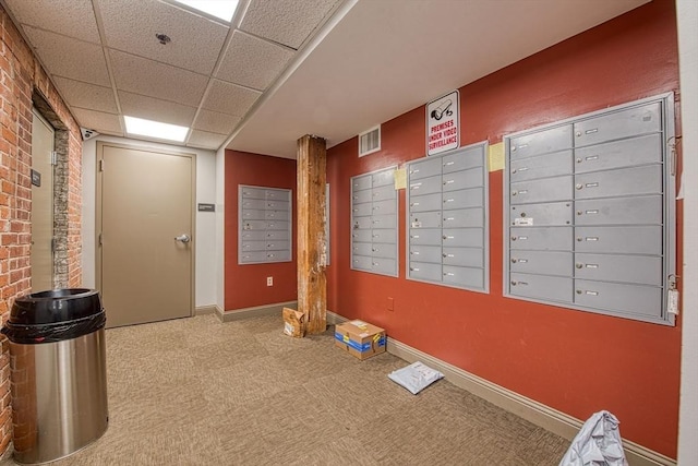 147 Centre St Unit 201, Brockton, MA 02302 - view of home's community featuring mail area and brick wall