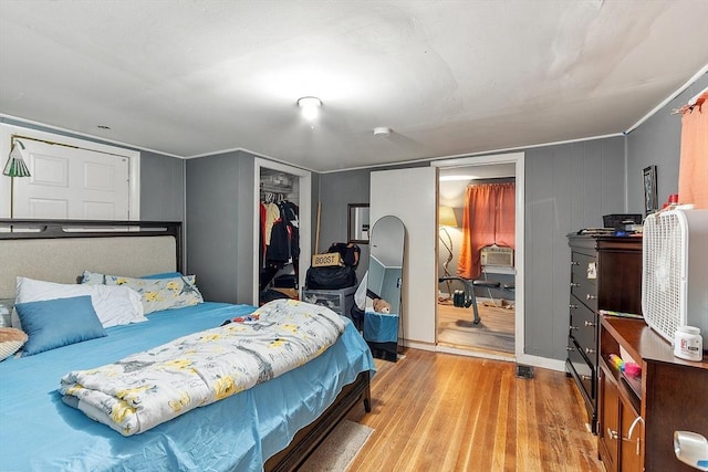 205-207 High St, Fitchburg, MA 01420 - bedroom featuring wood finished floors and a closet