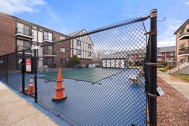 view of basketball court