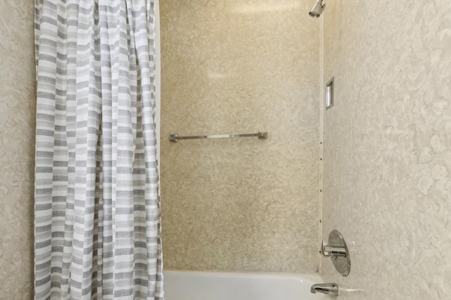 45 Franklin Ave, Quincy, MA 02170 - full bath featuring shower / tub combo with curtain