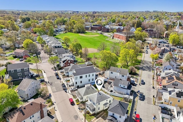 45 Franklin Ave, Quincy, MA 02170 - birds eye view of property with a residential view