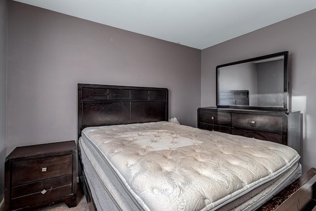 bedroom with carpet floors