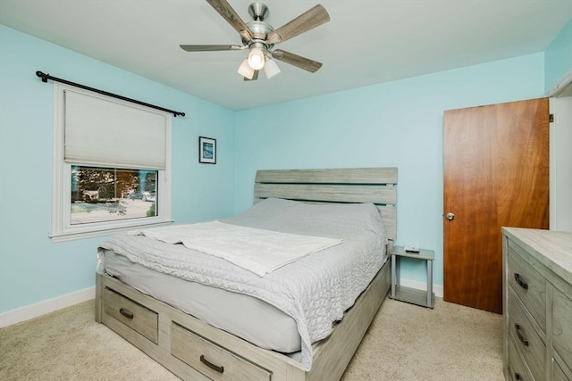 51 Jette St, Swansea, MA 02777 - bedroom featuring light carpet and a ceiling fan