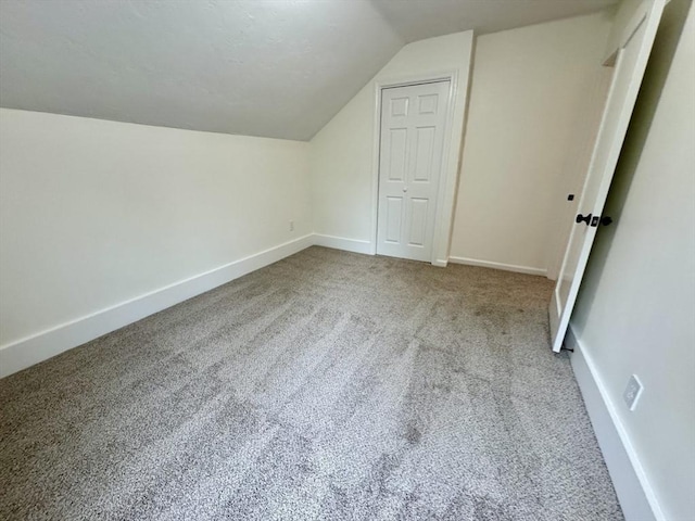 5 Mechanic St, Brookfield, MA 01506 - additional living space featuring lofted ceiling, carpet floors, and baseboards