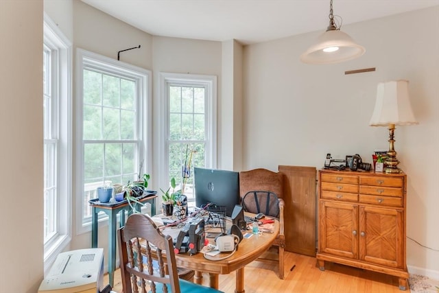 28 Picket Fence, Plymouth, MA 02360 - office area featuring light wood finished floors