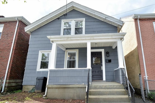 view of front of house featuring a porch