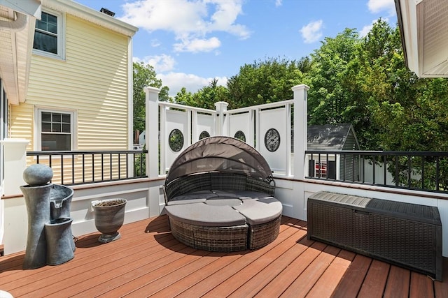 8 Knight Rd, Framingham, MA 01701 - view of wooden deck