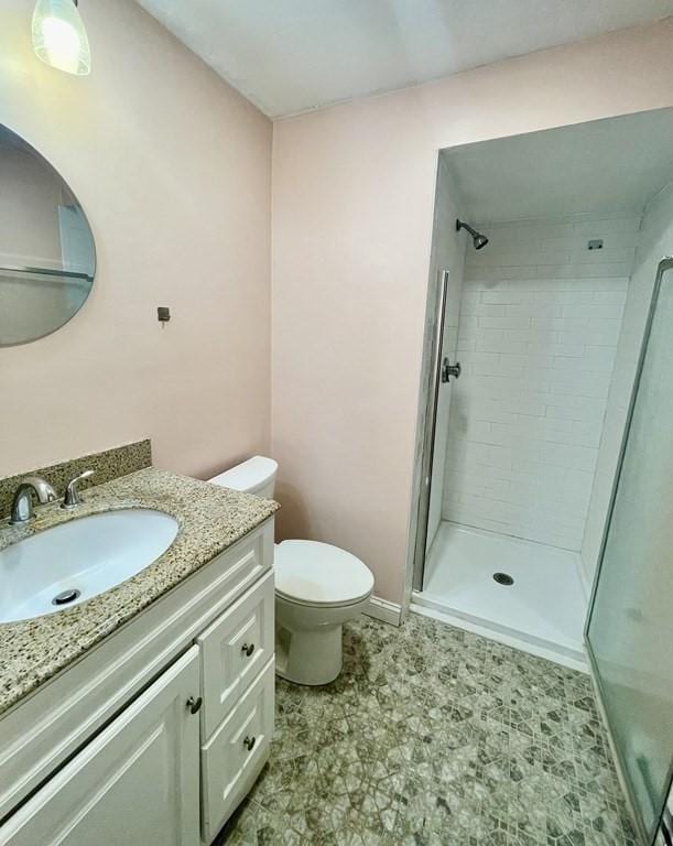 610 S Franklin St Unit F301, Holbrook, MA 02343 - full bath featuring vanity and a shower stall