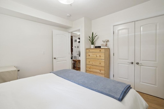 750 E 4th Unit 1, Boston, MA 02127 - bedroom featuring a closet and wood finished floors