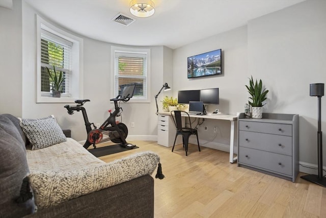 750 E 4th Unit 1, Boston, MA 02127 - bedroom featuring light wood-style flooring, baseboards, and a desk