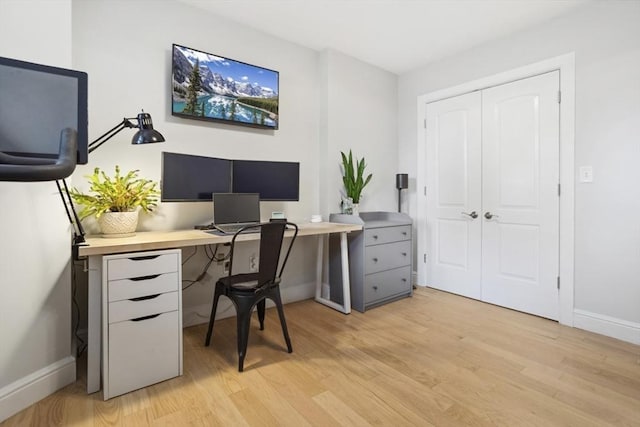 750 E 4th Unit 1, Boston, MA 02127 - home office featuring light wood finished floors and baseboards