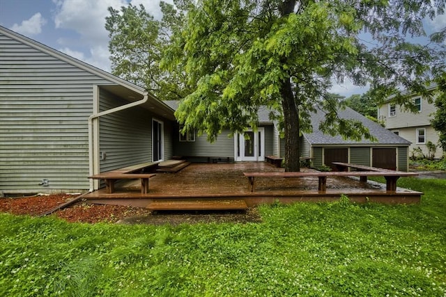 118 Woodland Rd, Springfield, MA 01129 - back of house featuring a deck and a yard