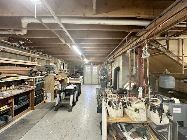32 Machipscat Trl, West Tisbury, MA 02575 - basement with a workshop area