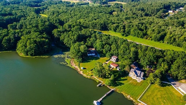 73 Spur Rd, Dover, NH 03820 - aerial view of property's location featuring a forest and a large body of water