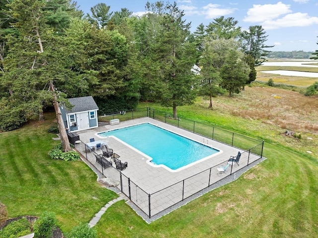 26 Mordecai Lincoln Rd, Scituate, MA 02066 - view of pool featuring an outbuilding