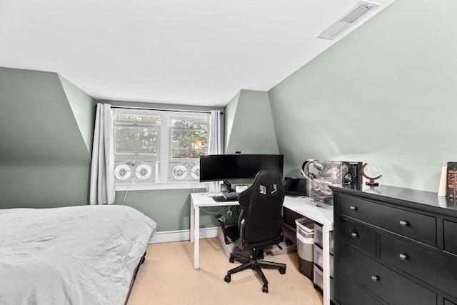 26 Mordecai Lincoln Rd, Scituate, MA 02066 - bedroom with a desk, light colored carpet, and baseboards